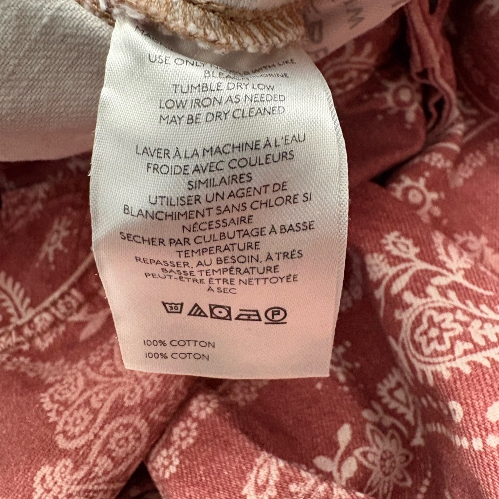 We The Free Good Luck Barrel Jeans Rust Combo - Picture 5 of 16